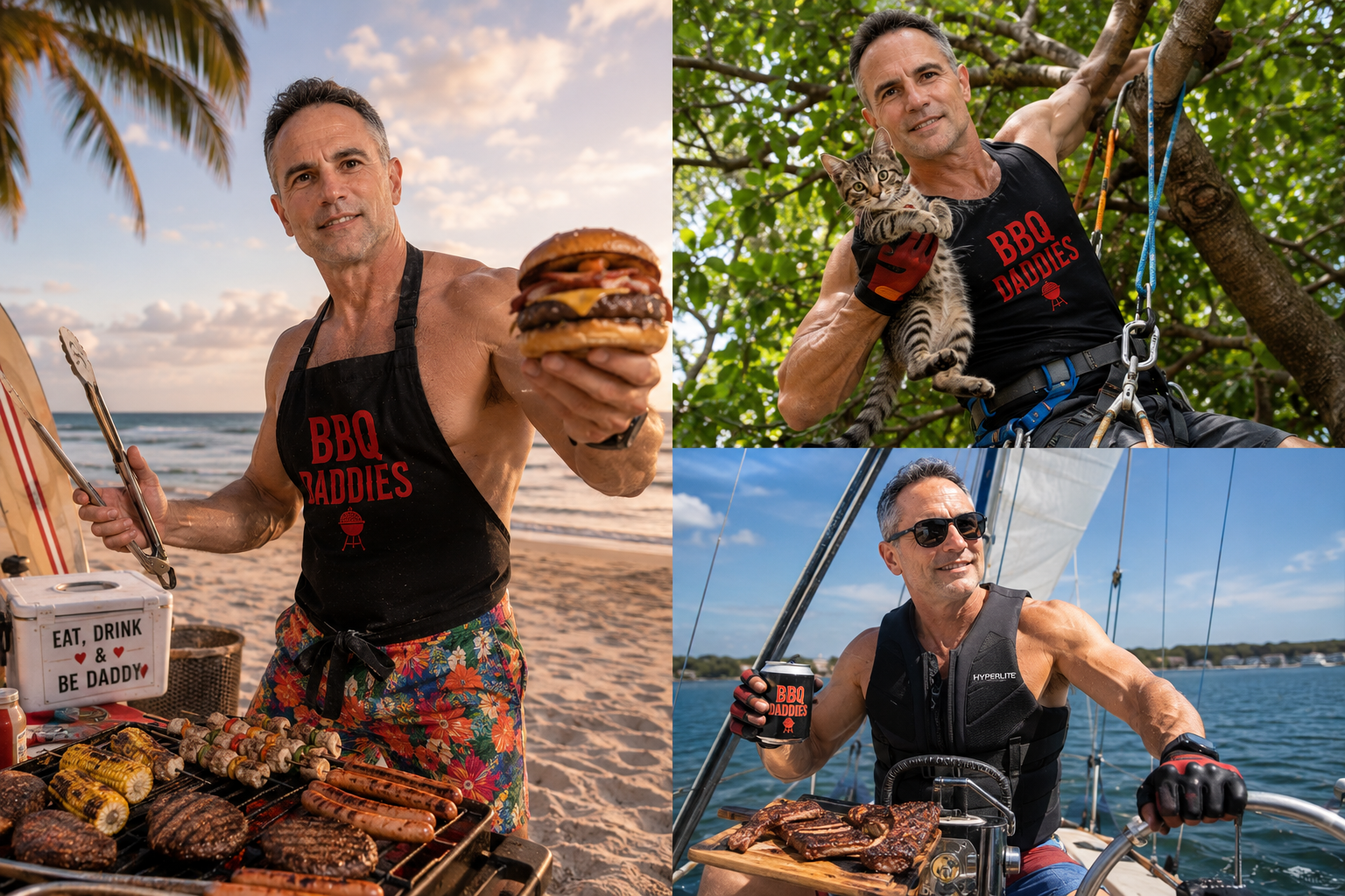 BBQ Daddy collage